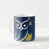 Schüssel und Schmetterlinge Kaffeetasse (Vorderseite Links)
