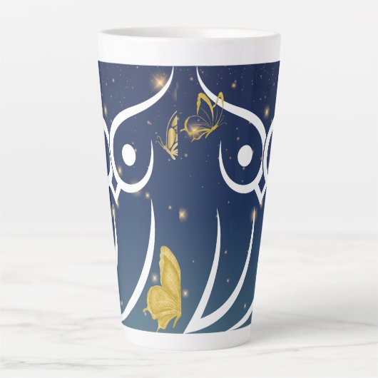 Schüssel und Schmetterlinge Milchtasse (Vorderseite)