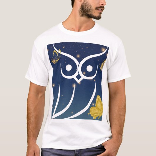 Schüssel und Schmetterlinge T-Shirt (Vorderseite)