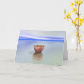 Schüssel und Wasser Karte (Gelbe Blume)