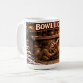 Schüssellecker Isländischer Weihnachtsmann Kaffeetasse (Vorderseite Links)