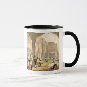 Schüsseln auf der Terrasse bei Bramshill im Jahre Tasse