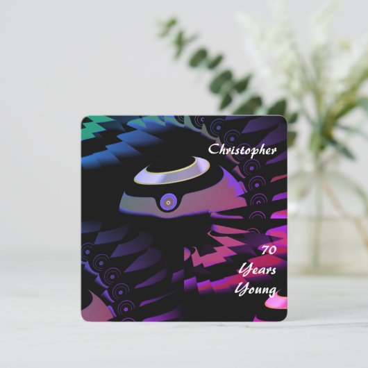 Schüsseln Einladung (Stehend Vorderseite)