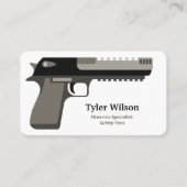 Schusswaffenwaffe Visitenkarte (Vorderseite)