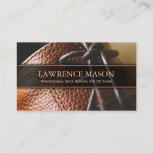 Schuster / Cordwainer Foto of Shoe - Visitenkarte