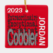 Schuster Extraordinaire CUSTOM Keramikornament (Vorderseite)