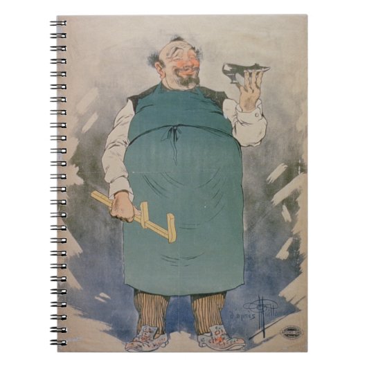 Schuster (Farbelitho) Notizblock (Vorderseite)