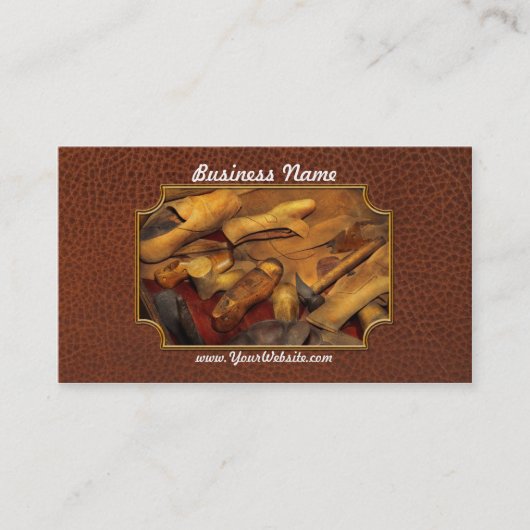 Schuster - Werkzeuge des Schuster Visitenkarte (Vorderseite)