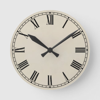 Schüttel-Apparatart 01 - Antiqued Runde Wanduhr