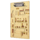 SCHÜTTEL-APPARATdorf-KARTE, 1849 Klemmbrett (Links)