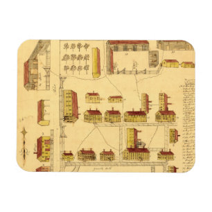 SCHÜTTEL-APPARATdorf-KARTE, 1849 Magnet