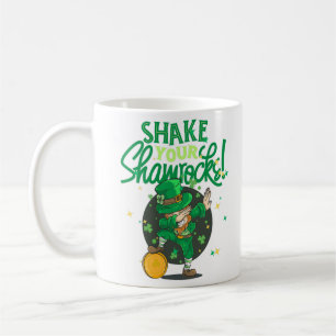 Schüttel dein Kleeblatt Kaffeetasse