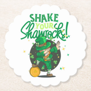 Schüttel dein Kleeblatt, St. Patricks Tag, Slainte Untersetzer