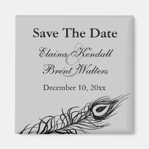 Schüttel deine Schwanzfedern - Save the Date Magnet
