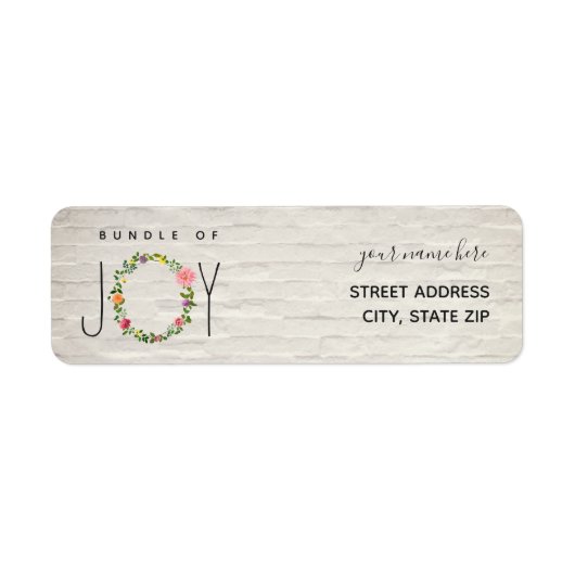 Schüttelfrost mit der Blumen-Wreath-Babydusche (Vorne)