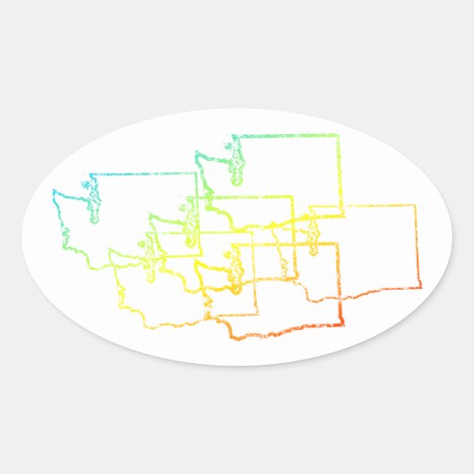 Schüttelfrost Ovaler Aufkleber (Vorderseite)