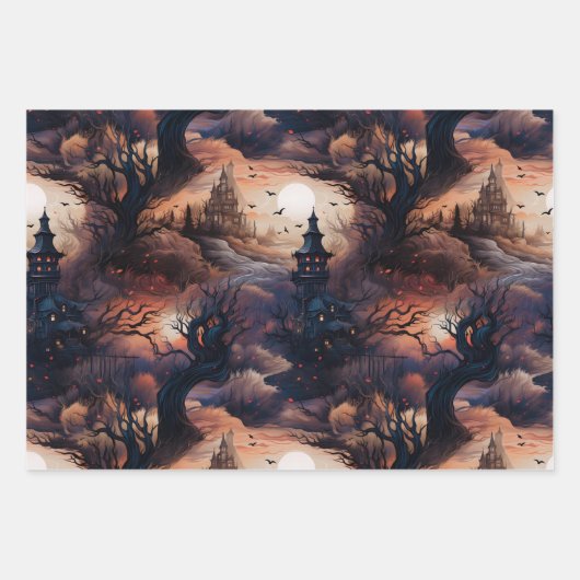 Schüttelfrost und Thriller Mansion Geschenkpapier Set (Vorderseite 3)