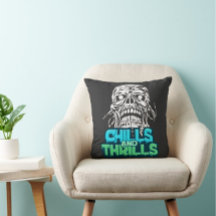 Schüttelfrost und Thrills Skull Graphic Halloween