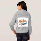 "Schütteln, nicht reißen." Hoodie (Schwarz voll)