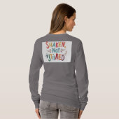 "Schütteln, nicht reißen." T-Shirt (Schwarz voll)