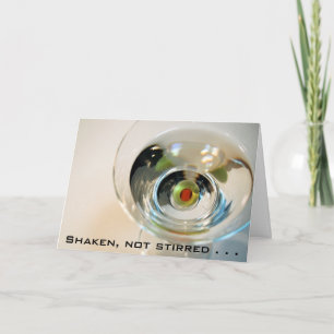 Schütteln, nicht umgerührt. . . karte