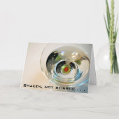 Schütteln, nicht umgerührt. ... Karte (Vorderseite)
