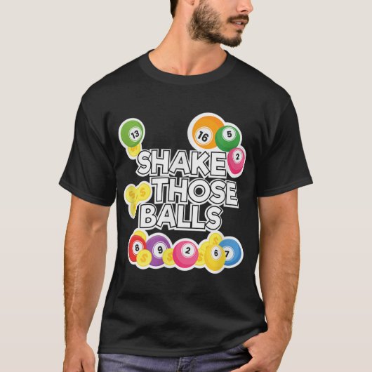 Schütteln Sie diese Balls Funny Bingo Player Lotte T-Shirt (Vorderseite)