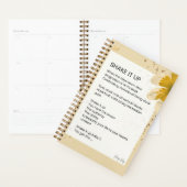 Schütteln Sie es aus - Motivierend Gedichtsammlung Planer (Anzeige)