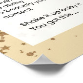 Schütteln Sie es aus - Motivierend Gedichtsammlung Poster (Ecke)