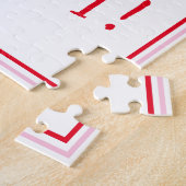 Schütteln Sie es! Rosa Erdbeere Eiscreme Milkshake Puzzle (Seite)