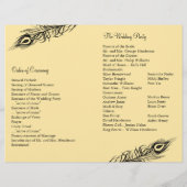 Schütteln Sie Ihr Schwanz Feathers Wedding Program