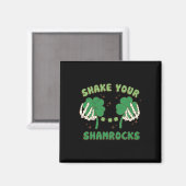 Schütteln Sie Ihre Kleeblätter Funny St Patricks P Magnet (Vorderseite/Rückseite)