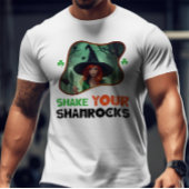 Schütteln Sie Ihre Kleeblätter - irische Tradition T-Shirt