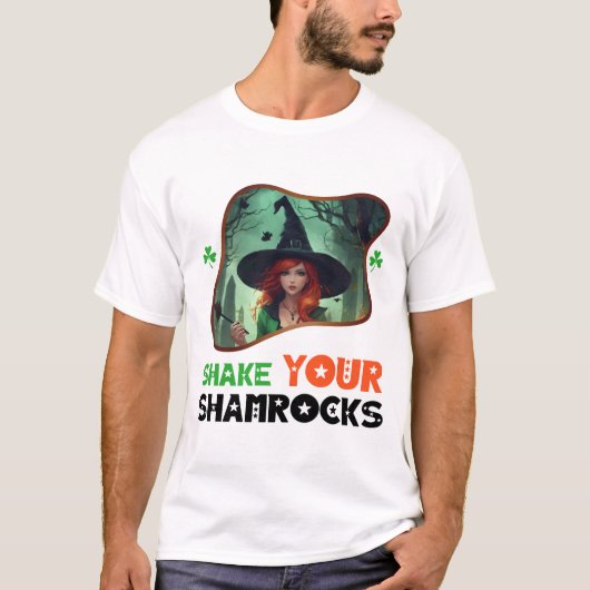 Schütteln Sie Ihre Kleeblätter - irische Tradition T-Shirt (Vorderseite)