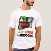 Schütteln Sie Ihre Kleeblätter - Leprechauns Fun T-Shirt (Vorderseite)