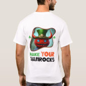 Schütteln Sie Ihre Kleeblätter - Leprechauns Fun T-Shirt (Rückseite)