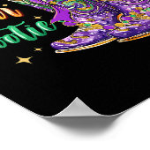 Schütteln Sie Ihren Bootie Mardi Gras Cowboy Boot  Poster (Ecke)
