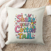 Schütteln Sie Ihren Cotton Schwanz glücklich Oster Kissen (Decke)
