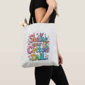 Schütteln Sie Ihren Cotton Schwanz glücklich Oster Tasche (Von Nahem)