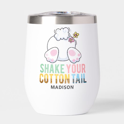 Schütteln Sie Ihren Cotton-Schwanz Niedlich Osterb (Vorderseite)