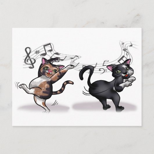 Schütteln Sie Ihren Hintern Postkarte (Vorderseite)