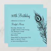 Schütteln Sie Ihren Schwanz Feathday einladen türk Einladung (Vorne/Hinten)