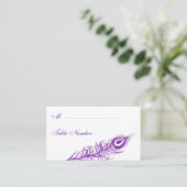 Schütteln Sie Ihren Schwanz Feathers Platzkarte (v (Stehend Vorderseite)