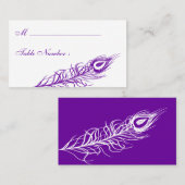 Schütteln Sie Ihren Schwanz Feathers Platzkarte (v (Vorne/Hinten)