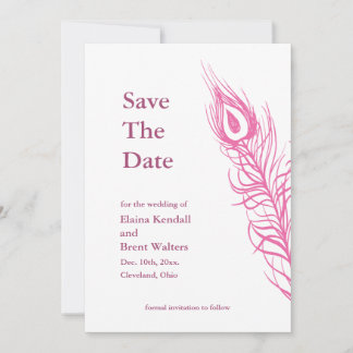 Schütteln Sie Ihren Schwanz Feathers Save the Date