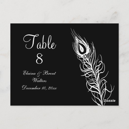 Schütteln Sie Ihren Schwanz Feathers Tischnummer ( (Rückseite)