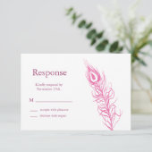 Schütteln Sie Ihren Schwanz Feathers UAWG 1 (Fuchs RSVP Karte (Stehend Vorderseite)