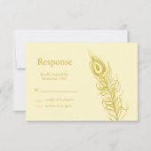 Schütteln Sie Ihren Schwanz Feathers UAWG (braun) RSVP Karte (Vorderseite)