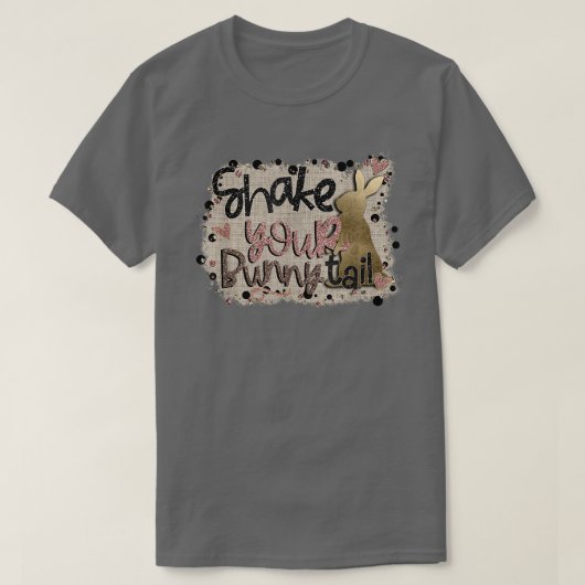 Schütteln Sie Ihren sonnigen Schwanz Funny Easter T-Shirt (Design vorne)