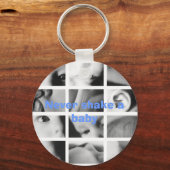 Schütteln Sie nie ein Baby Schlüsselanhänger (Vorderseite)